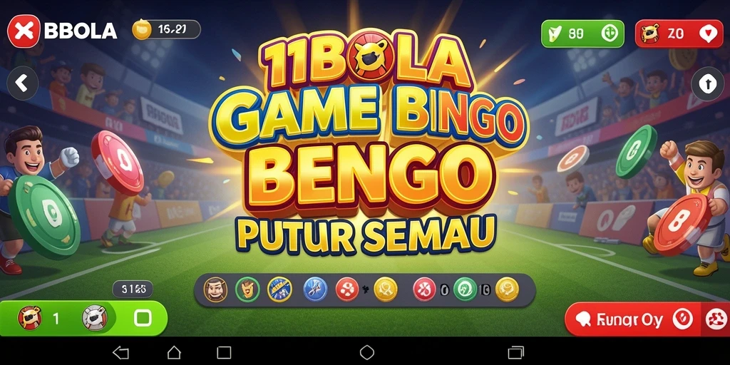 Screenshot 11BOLA menampilkan gameplay Bingo yang menarik.
