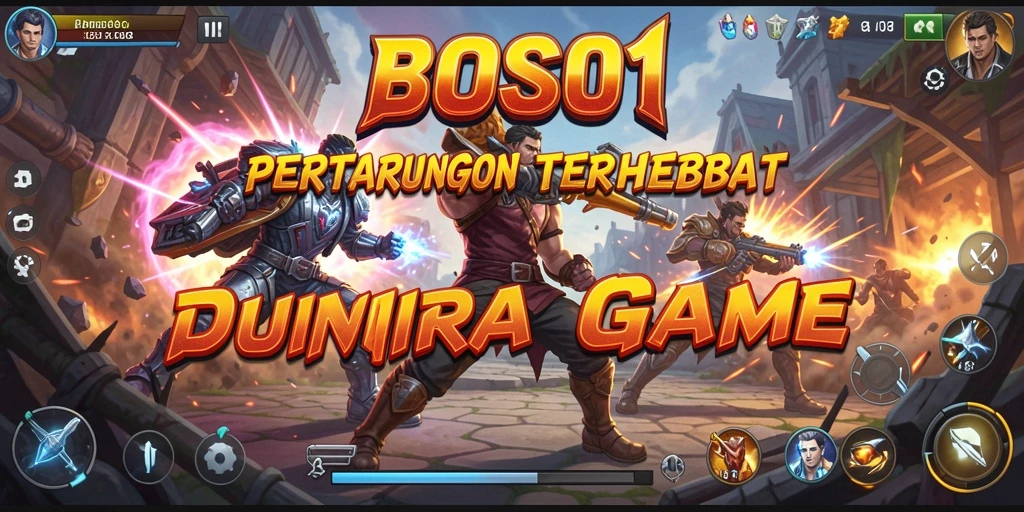 Tampilan pertarungan epik dalam BOS01 dengan aksi mendebarkan.