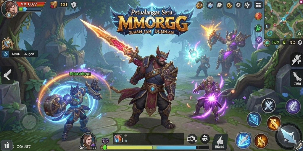 Tampilan gameplay <strong>COO77</strong> yang menegangkan dan menarik di dunia MMORPG.