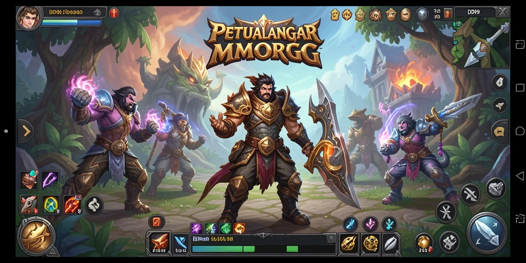 Tangkapan layar gameplay IDR89 menunjukkan momen epik pertarungan di dunia fantasi.