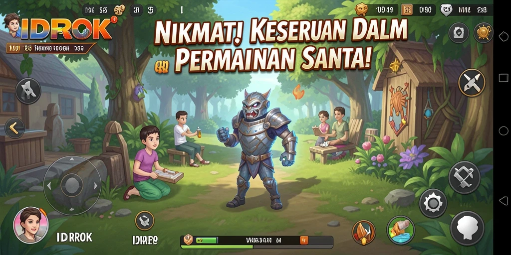 Tangkapan layar gameplay <strong>IDROK</strong> yang menarik dan penuh warna.