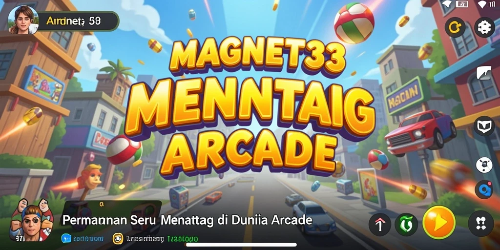 Tangkapan layar gameplay <strong>MAGNET33</strong> dengan adegan aksi arcade yang seru.