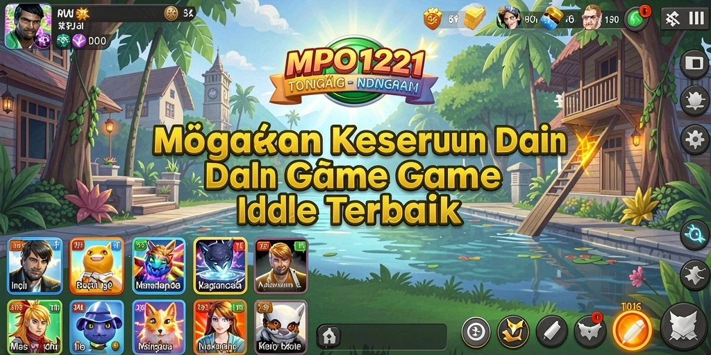 Screenshot utama MPO1221 menunjukkan gameplay menarik dan suasana santai.