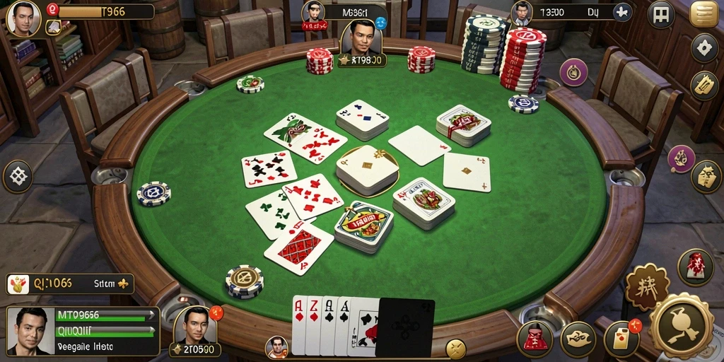 Tampilan gameplay QiuQiu yang menarik di MT966.
