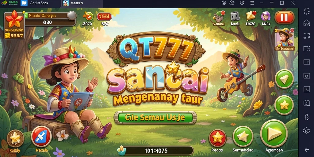 Tampilan gameplay QT777 yang menarik dan menyenangkan.