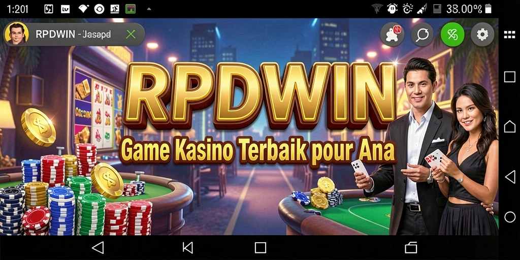 Tampilan gameplay seru dan interaktif RPIDWIN dalam dunia Kasino.