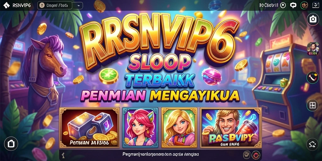 Tampilan gameplay RSNVIP6 yang mengasyikkan dengan berbagai mesin slot.