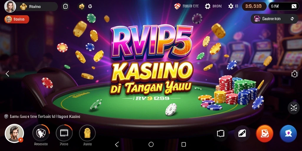 Screenshot utama RVIP5 yang menampilkan gameplay Kasino yang menarik.