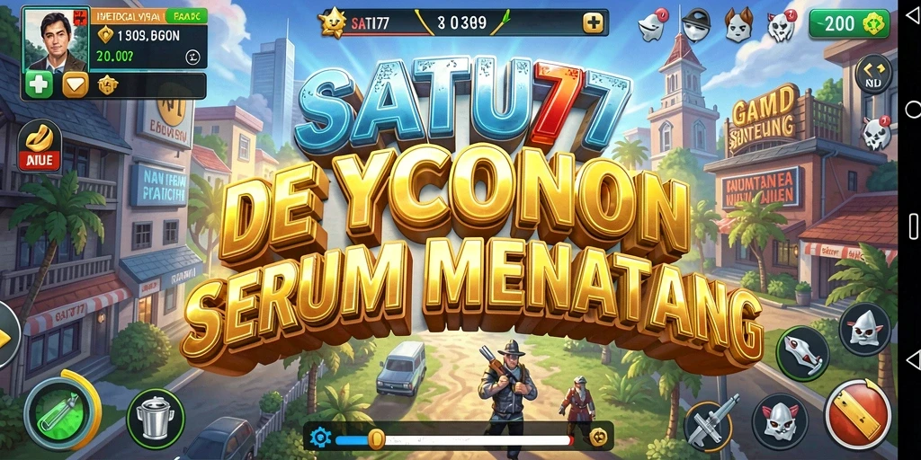 Screenshot menampilkan gameplay seru SATU77 dalam membangun bisnis.