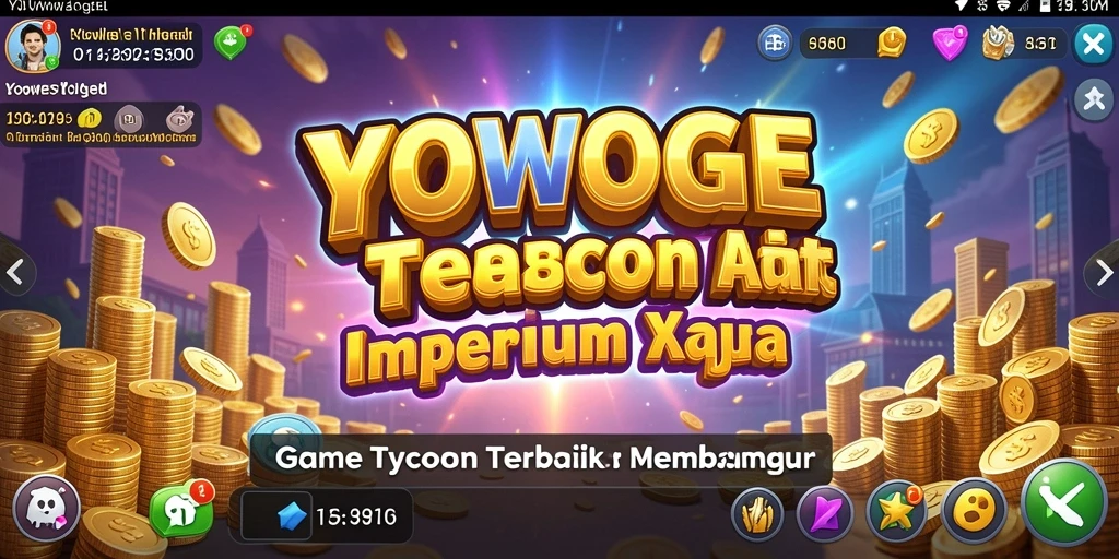 Screenshot menampilkan gameplay YOWESTOGEL yang menarik dalam membangun bisnis Tycoon.